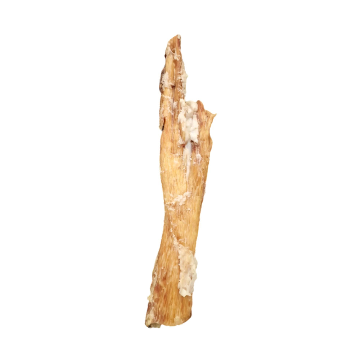 Jumbo paddywack natural beef dog chew on a white background