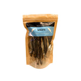 Air-dried jumbo sprats, a whole fish treat for dogs