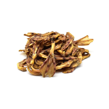 Air-dried duck feet dog treats